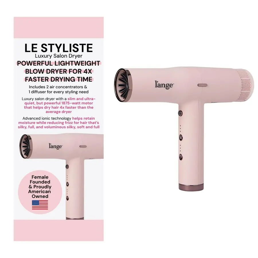 HAIR Le Styliste Luxury Hair Dryer Quiet Brushless Blow Dryer with Diffuser 1875 Watts for 4X Faster Drying Hairdryer with 3 Hea
HAIR Le Styliste Luxury Hair Dryer Quiet Brushless Blow Dryer with Diffuser 1875 Watts for 4X Faster Drying Hairdryer with 3 Hea