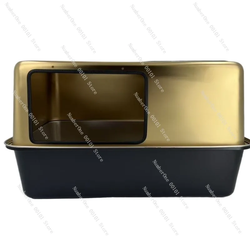 XXXL Jumbo Stainless Steel Enclosed Cat Litter Box Full Closed Kitty Toilet Anti Splash High Sided Large Space Easy Clean Rust
XXXL Jumbo Stainless Steel Enclosed Cat Litter Box Full Closed Kitty Toilet Anti Splash High Sided Large Space Easy Clean Rust