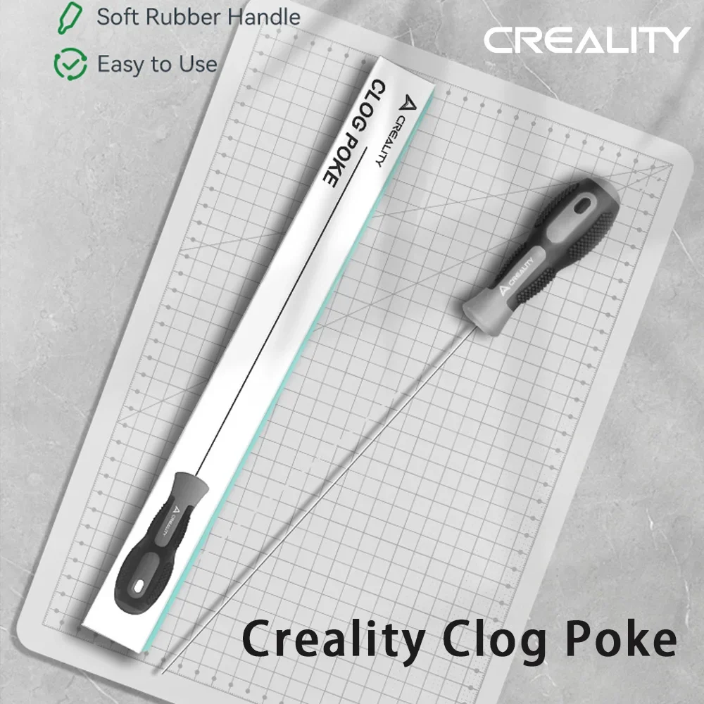 Creality оригинальный Clog Poke расширенный дизайн, мягкая резиновая ручка для всех инструментов регулировки 3D-принтера FDM, детали 3D-принтера 
Creality оригинальный Clog Poke расширенный дизайн, мягкая резиновая ручка для всех инструментов регулировки 3D-принтера FDM, детали 3D-принтера