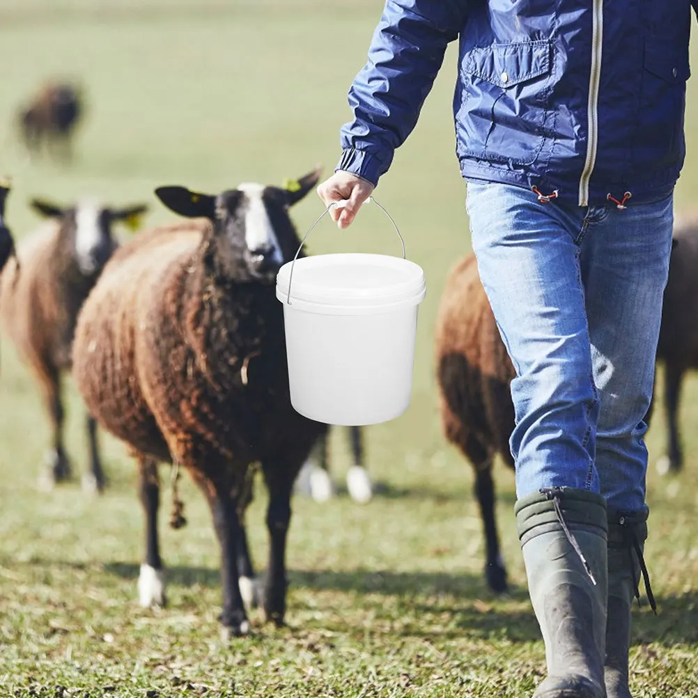 Plastic Water Bucket Portable Multipurpose Bucket 8L with Handle Lid for Farm Beach Cleaning Storage Cleaning Buckets
Plastic Water Bucket Portable Multipurpose Bucket 8L with Handle Lid for Farm Beach Cleaning Storage Cleaning Buckets