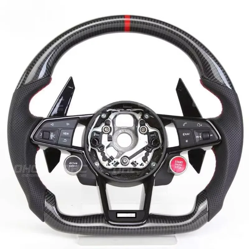 Carbon Fiber Steering Wheel for R8 audi Tt 8j for audi Q7 4m Q7 4l S8 D4 A3 8y A5 F5 A6 C7 4f Accessoires Parts
Carbon Fiber Steering Wheel for R8 audi Tt 8j for audi Q7 4m Q7 4l S8 D4 A3 8y A5 F5 A6 C7 4f Accessoires Parts
