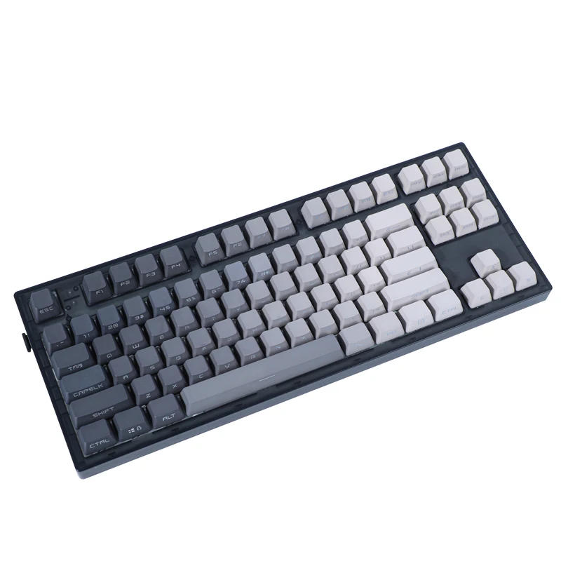 Gradient Keycaps Grey Fine Dust PBT Double Shot OEM Height Side Print Backlight Mechanical Keyboard Custom AULA F75 Anne Pro 2
Gradient Keycaps Grey Fine Dust PBT Double Shot OEM Height Side Print Backlight Mechanical Keyboard Custom AULA F75 Anne Pro 2