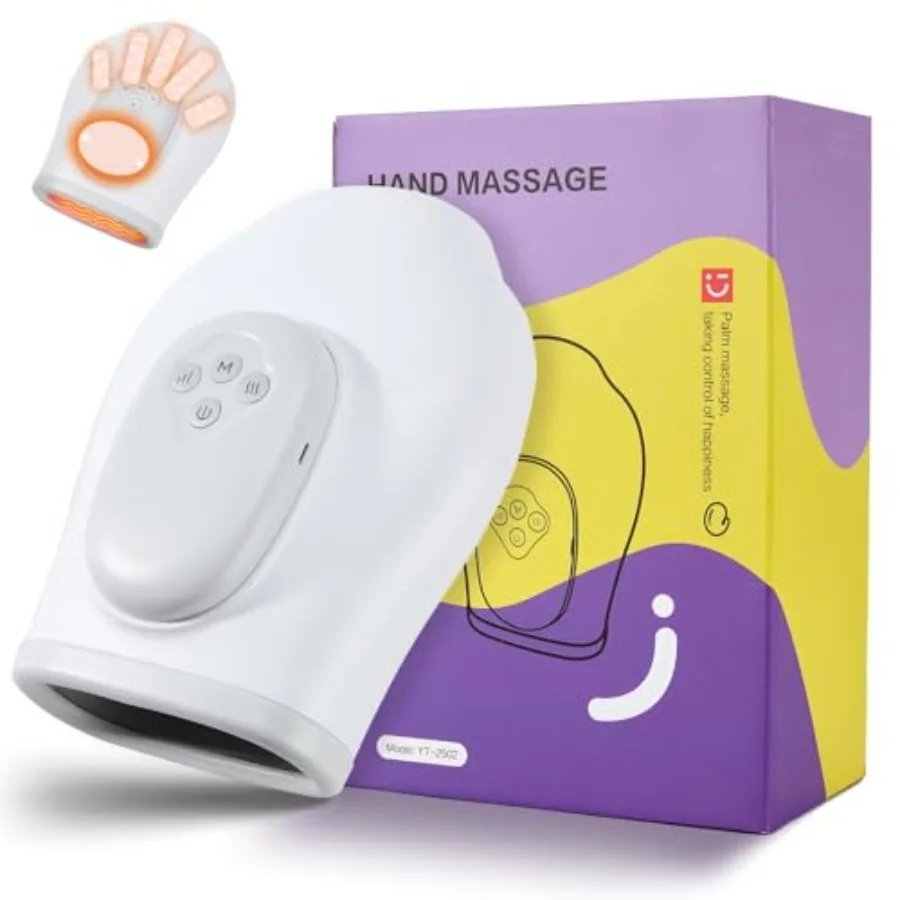 Cordless Rechargeable Hand Massager with Heat and Compression for Wrists and Fingers 3 Temperature Settings 5 Compression Level
Cordless Rechargeable Hand Massager with Heat and Compression for Wrists and Fingers 3 Temperature Settings 5 Compression Level