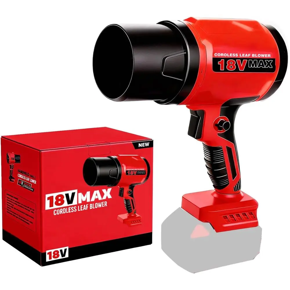 Handheld Electric Dust Blower, 180 MPH, 720 CFM, Battery-Powered Leaf and Patio Cleaner (Battery Not Included)
Handheld Electric Dust Blower, 180 MPH, 720 CFM, Battery-Powered Leaf and Patio Cleaner (Battery Not Included)