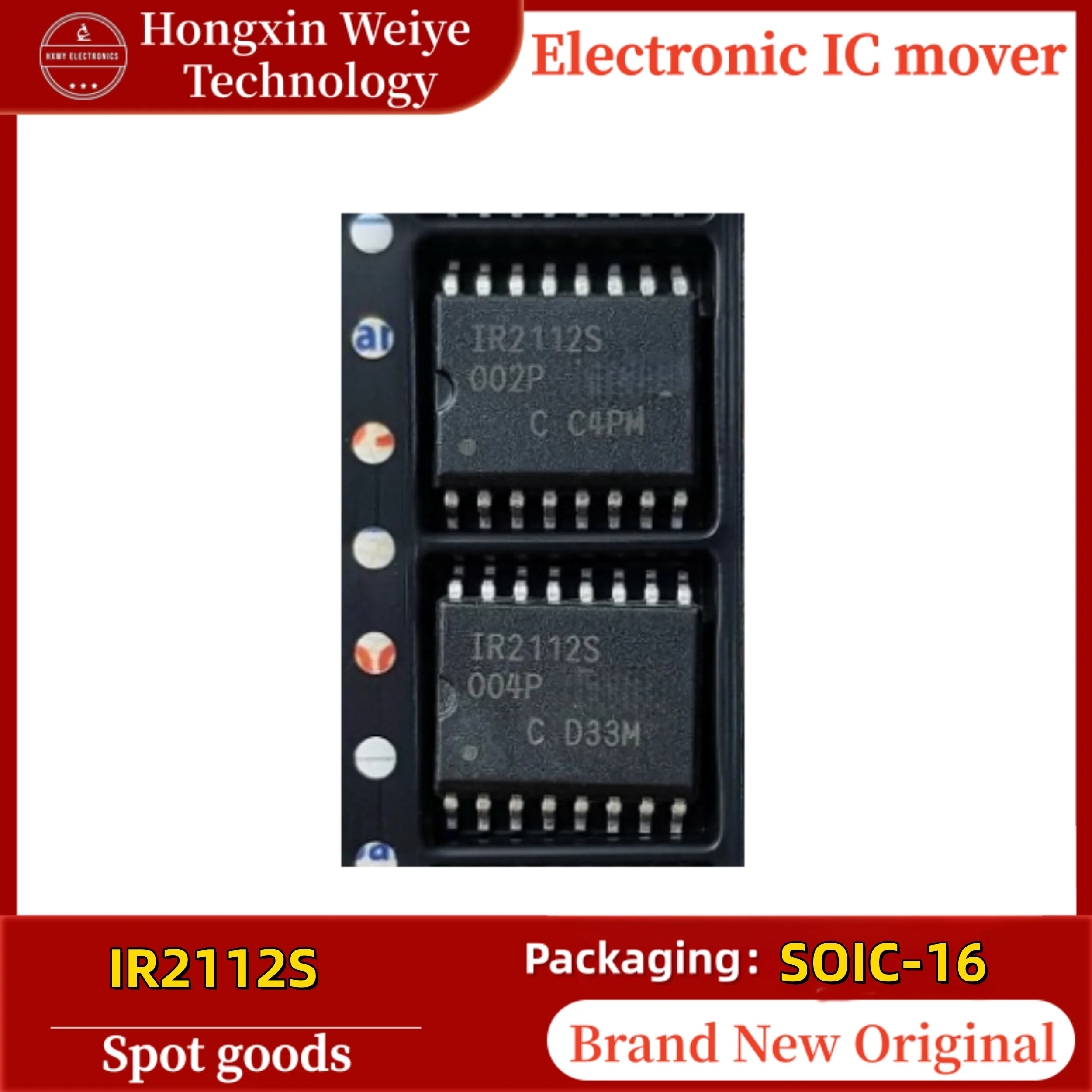 10/50 PCS IR2112S SOIC-16 H-Bridge Driver IC Chip MOSFET / IGBT Brand New In Stock
10/50 PCS IR2112S SOIC-16 H-Bridge Driver IC Chip MOSFET / IGBT Brand New In Stock