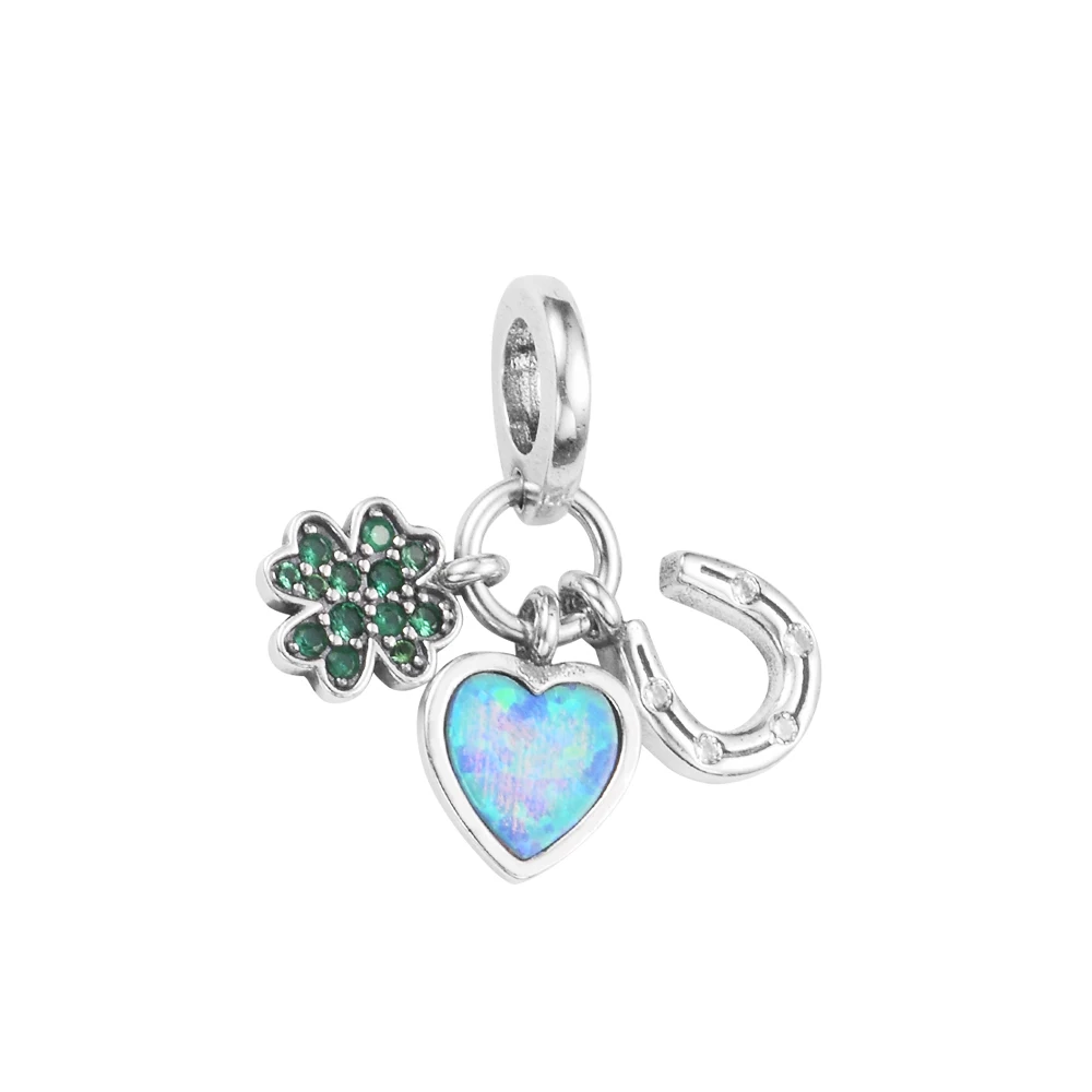 Four Leaf Clover Heart Horseshoe Keychain Women's Jewelry 925 Sterling Silver Charms Woman Kids Fashion Make Up Accessories
Four Leaf Clover Heart Horseshoe Keychain Women's Jewelry 925 Sterling Silver Charms Woman Kids Fashion Make Up Accessories