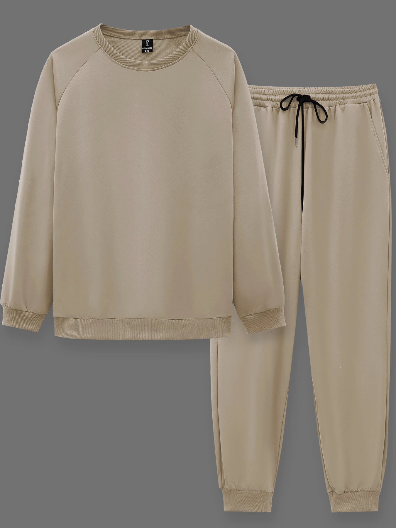 Men's Plus Size Solid Sweatshirt & Drawstring Pants Set 2 Piece Casual Outfit
Men's Plus Size Solid Sweatshirt & Drawstring Pants Set 2 Piece Casual Outfit