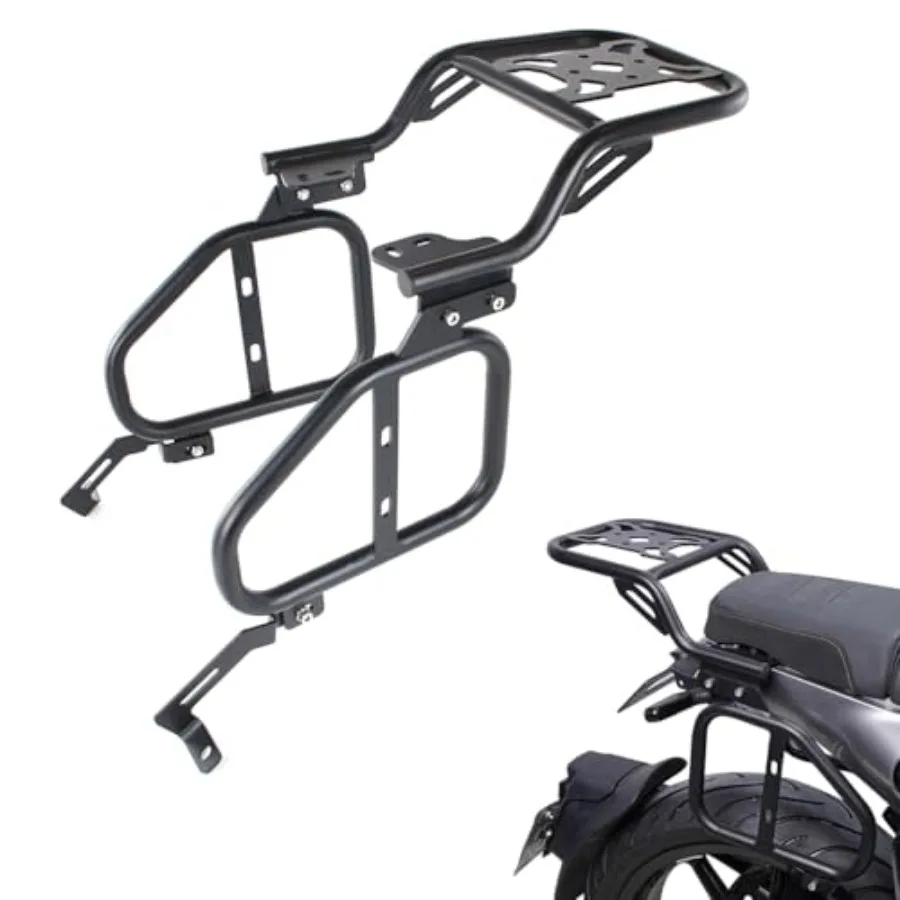 Motorcycle Rear Luggage Rack + Saddlebag Rack Set for Svartpilen 200 250 401 20202023 and Svartpilen 125 20212023 Vitpilen 250
Motorcycle Rear Luggage Rack + Saddlebag Rack Set for Svartpilen 200 250 401 20202023 and Svartpilen 125 20212023 Vitpilen 250