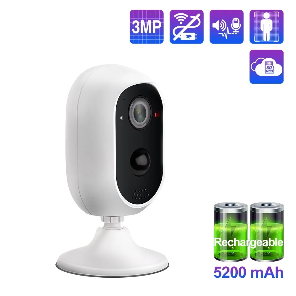 Новая HD 3-мегапиксельная Wi-Fi IP-камера с питанием от батареи, двусторонняя аудиобеспроводная камера, перезаряжаемая солнечная PIR Motion 1536P, домашняя безопасность
Новая HD 3-мегапиксельная Wi-Fi IP-камера с питанием от батареи, двусторонняя аудиобеспроводная камера, перезаряжаемая солнечная PIR Motion 1536P, домашняя безопасность