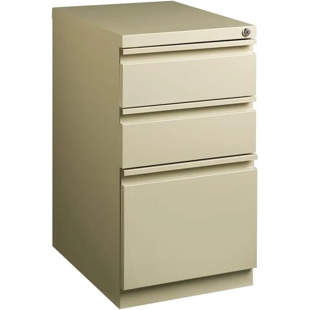 27.75 High 15 Wide Metal Filing Cabinet in Putty with Lock
27.75 High 15 Wide Metal Filing Cabinet in Putty with Lock