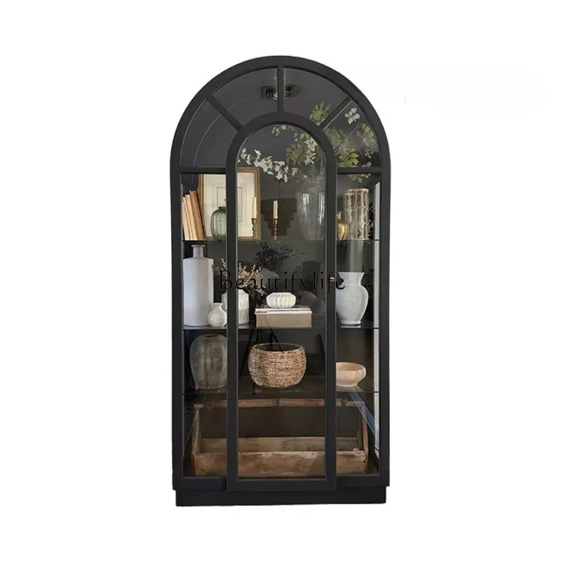 Американский светлый роскошный шкаф-витрина из цельного дерева, напольный арочный шкафчик, стеклянный винный шкаф
Американский светлый роскошный шкаф-витрина из цельного дерева, напольный арочный шкафчик, стеклянный винный шкаф