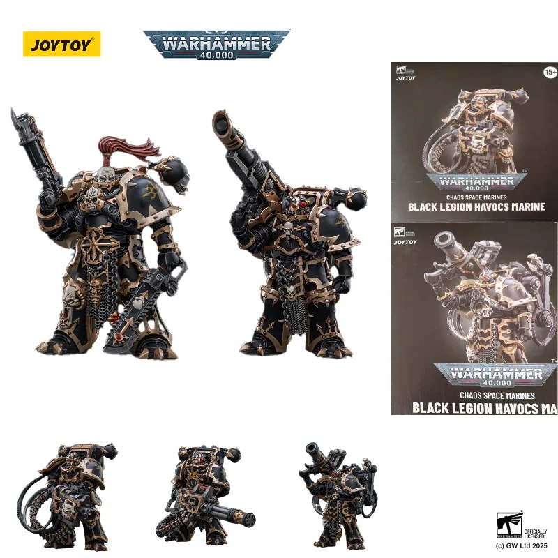 In Stock 1/18 Scale JOYTOY Warhammer 40K Chaos Space Marines Black Legion Havocs JT2399 Sci-Fi Articulated Action Figures
In Stock 1/18 Scale JOYTOY Warhammer 40K Chaos Space Marines Black Legion Havocs JT2399 Sci-Fi Articulated Action Figures