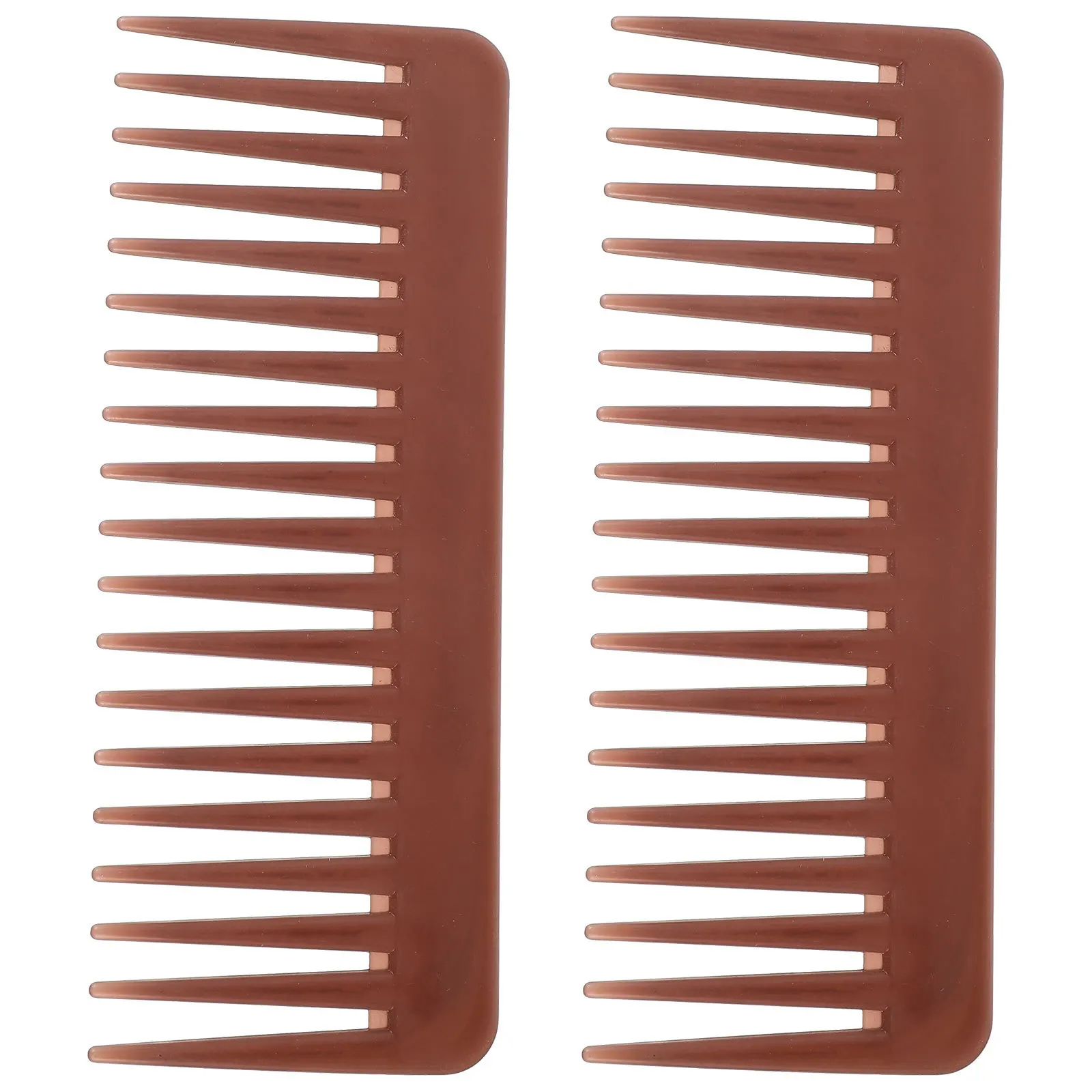 2Pcs Wide Tooth Comb Plastic Hair Detangling Combs Lightweight Travel Styling Haircut Salon Supplies for Thick Curly Wavy Hair
2Pcs Wide Tooth Comb Plastic Hair Detangling Combs Lightweight Travel Styling Haircut Salon Supplies for Thick Curly Wavy Hair