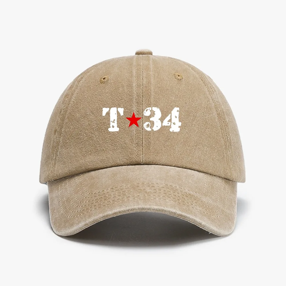T-34 Soviet Tank WWII Russian Army Historic Red Star Men baseball cap Washed Distressed Denim T-34 Tank Print hat casual hat
T-34 Soviet Tank WWII Russian Army Historic Red Star Men baseball cap Washed Distressed Denim T-34 Tank Print hat casual hat