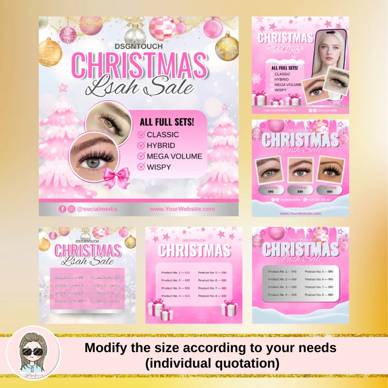 DSGNTOUCH Christmas Pink Square Business Cards 200pcs for Lash Salon Customizable Glossy EyeLash Extension Cards Free Design 
DSGNTOUCH Christmas Pink Square Business Cards 200pcs for Lash Salon Customizable Glossy EyeLash Extension Cards Free Design
