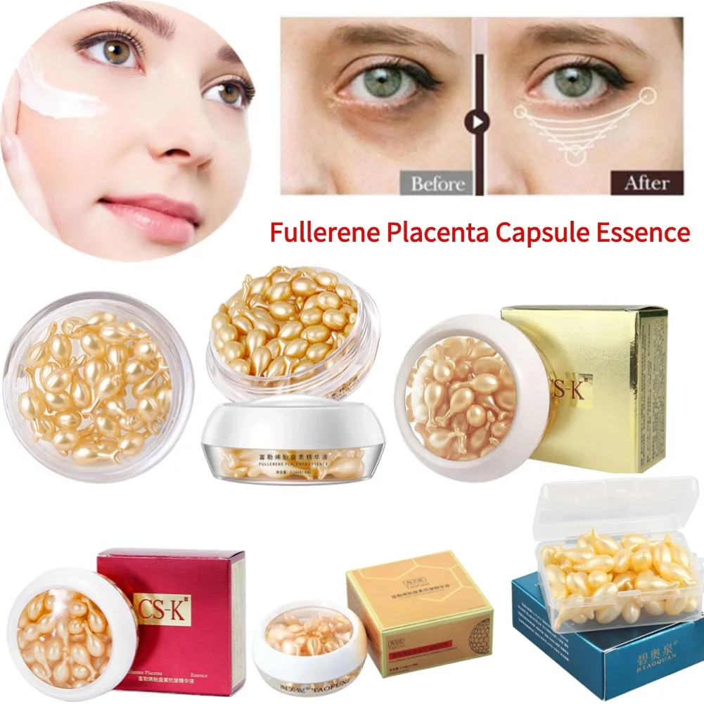 Fullerene Placenta Capsule Serum Tender Skin Moisturizing Nourishing Essence Repairing Firming Facial Essence Face Skin Care
Fullerene Placenta Capsule Serum Tender Skin Moisturizing Nourishing Essence Repairing Firming Facial Essence Face Skin Care