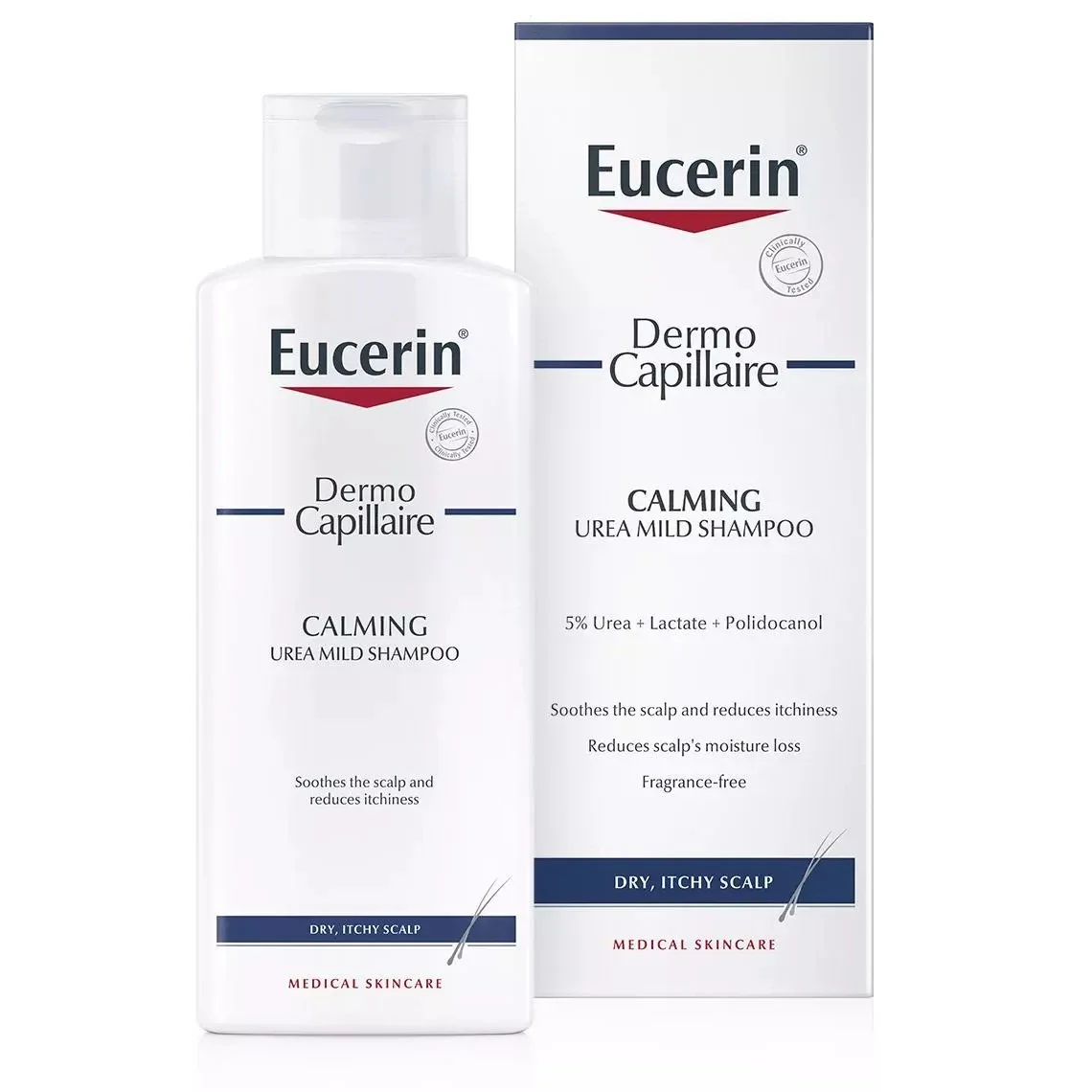 Eucerin - DermoCapillaire Calming Urea Shampoo (250ml)
Eucerin - DermoCapillaire Calming Urea Shampoo (250ml)