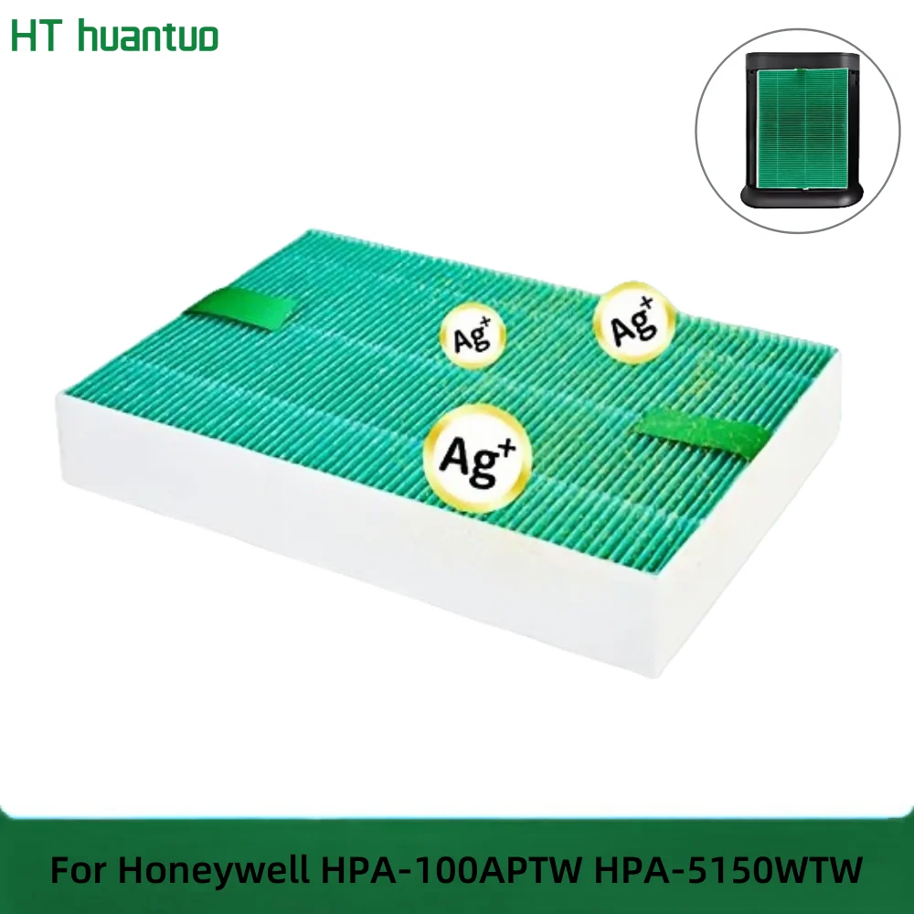 Suitable for Honeywell air purifiers HPA - 100APTW and HPA - 5150WTW, antibacterial HEPA filter element
Suitable for Honeywell air purifiers HPA - 100APTW and HPA - 5150WTW, antibacterial HEPA filter element