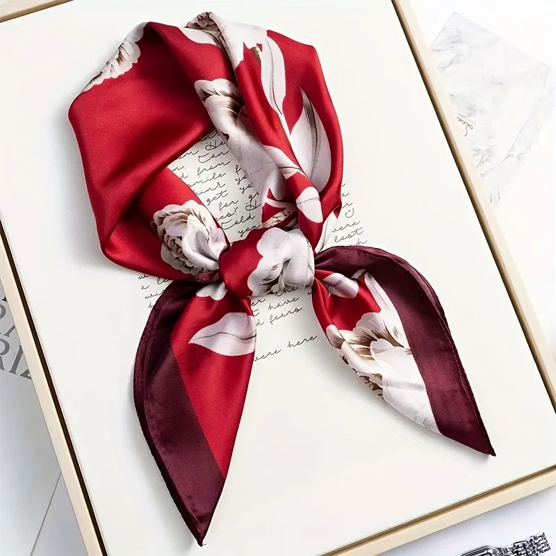 1PC White Rose Print French Vintage Satin Scarf for Ladies Elegant Imitation Silk Shawl Headscarf
1PC White Rose Print French Vintage Satin Scarf for Ladies Elegant Imitation Silk Shawl Headscarf