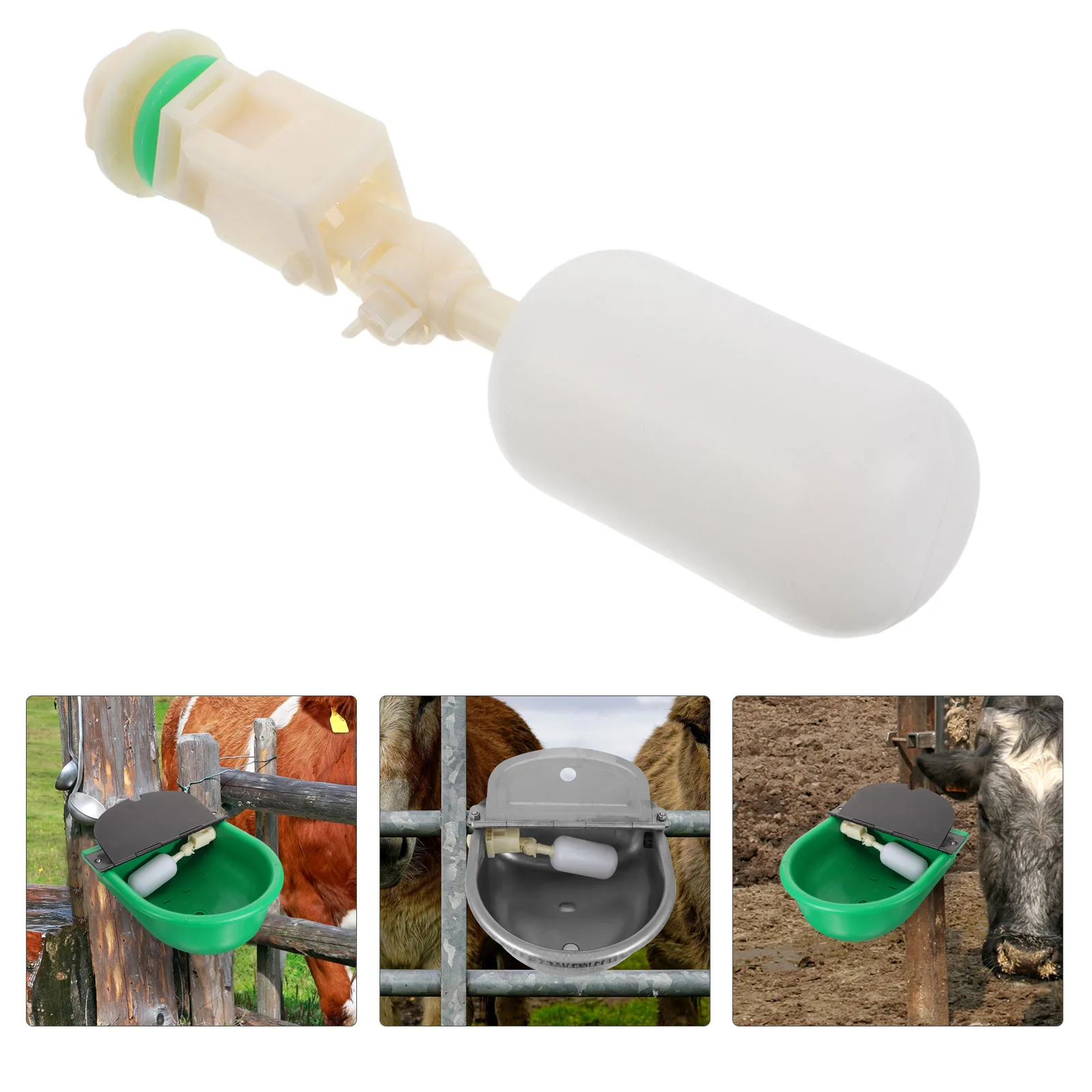 Automatic Float Ball Waterer Adjustable Livestock Water Dispenser For Cattle Sheep Horses Use Plastic Float
Automatic Float Ball Waterer Adjustable Livestock Water Dispenser For Cattle Sheep Horses Use Plastic Float
