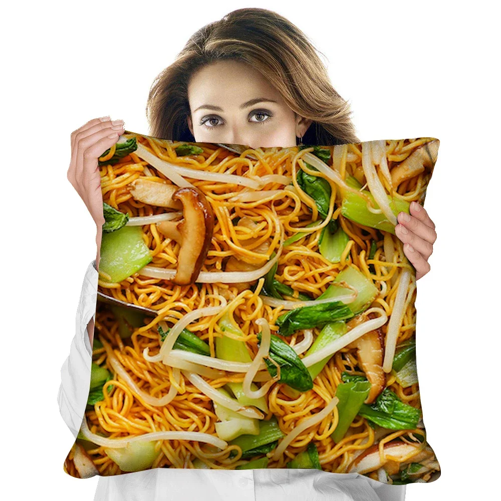 HX Food Fried Noodles Pillow Case 3D Graphic Hand-Pulled Noodle Polyester Pillowcase Funny Throw Pillow Cover Cushion
HX Food Fried Noodles Pillow Case 3D Graphic Hand-Pulled Noodle Polyester Pillowcase Funny Throw Pillow Cover Cushion