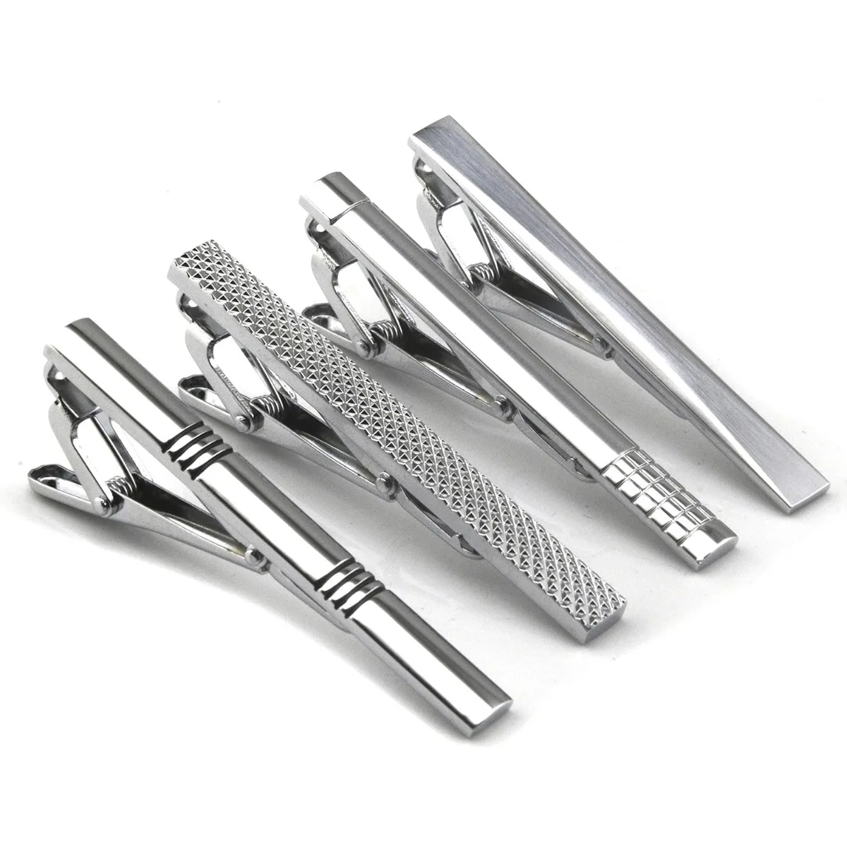 4 Pcs Silver Metal Necktie Clasps Adopting classic metallic appearance, versatile to pair with diverse neckties and formal outfits. Firmly fixes ties to avoid slipping, suitable for business meetings, formal ceremonies and daily office dressing.
4 Pcs Silver Metal Necktie Clasps Adopting classic metallic appearance, versatile to pair with diverse neckties and formal outfits. Firmly fixes ties to avoid slipping, suitable for business meetings, formal ceremonies and daily office dressing.