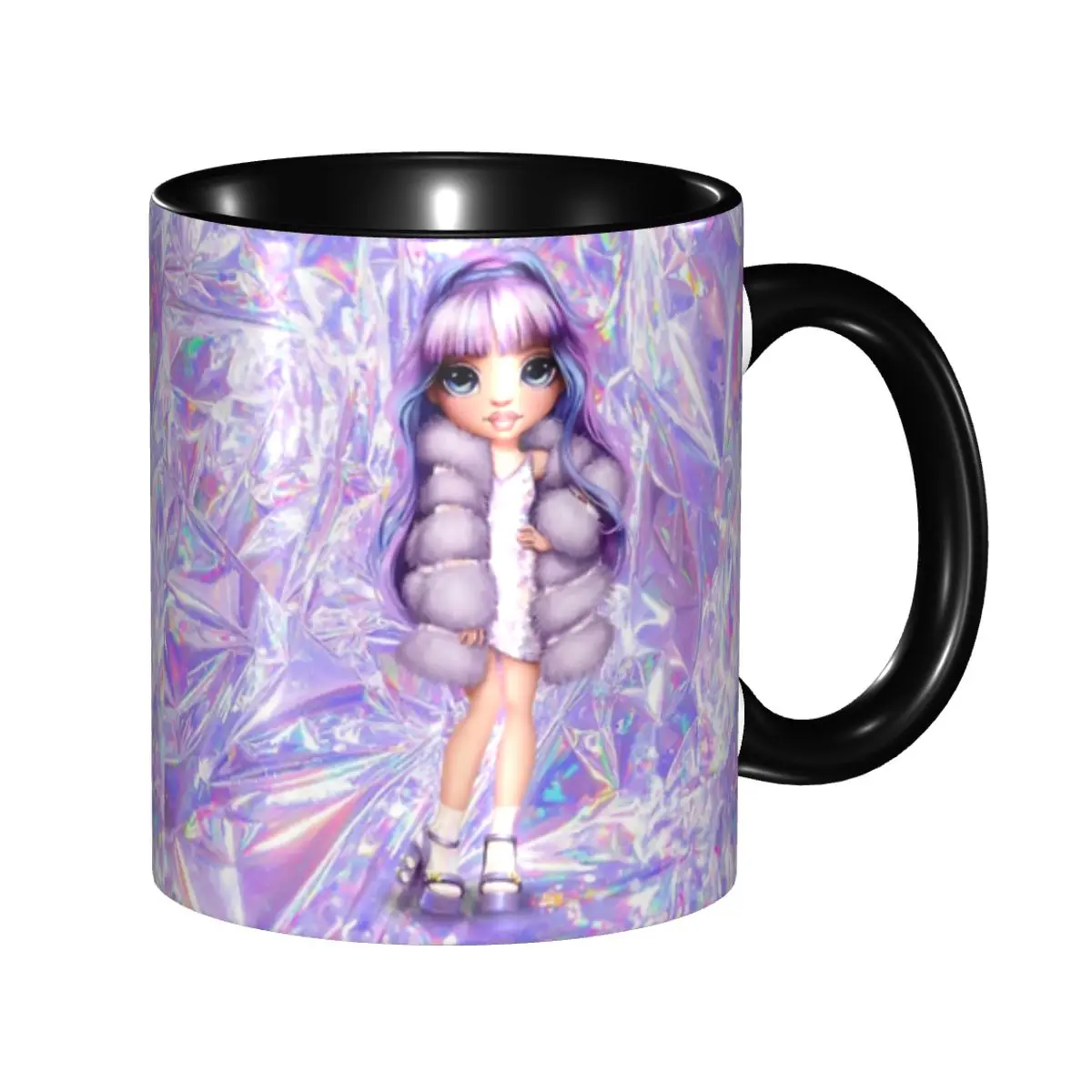 Custom Rainbow High Violet Willow With Purple Aluminum Coffee Mug DIY Ceramic Tea Milk Cup
Custom Rainbow High Violet Willow With Purple Aluminum Coffee Mug DIY Ceramic Tea Milk Cup