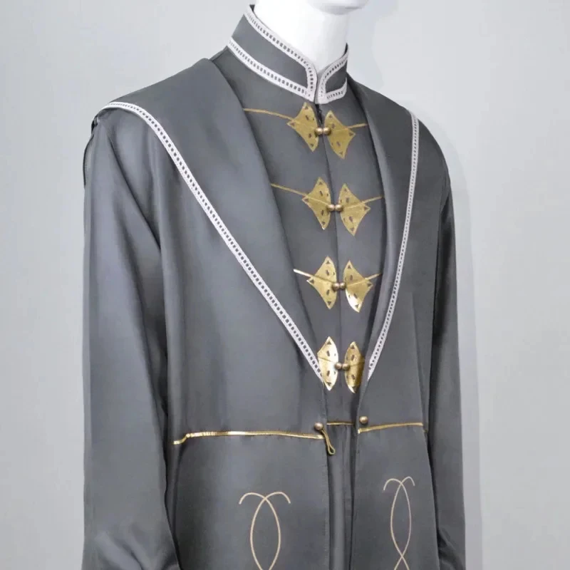 ☆YunCos Movie Cosplay Robe Dumbledore Professor Costume Halloween Magic School of Witchcraft and Wizardry Gray Cloak for Men☆
☆YunCos Movie Cosplay Robe Dumbledore Professor Costume Halloween Magic School of Witchcraft and Wizardry Gray Cloak for Men☆