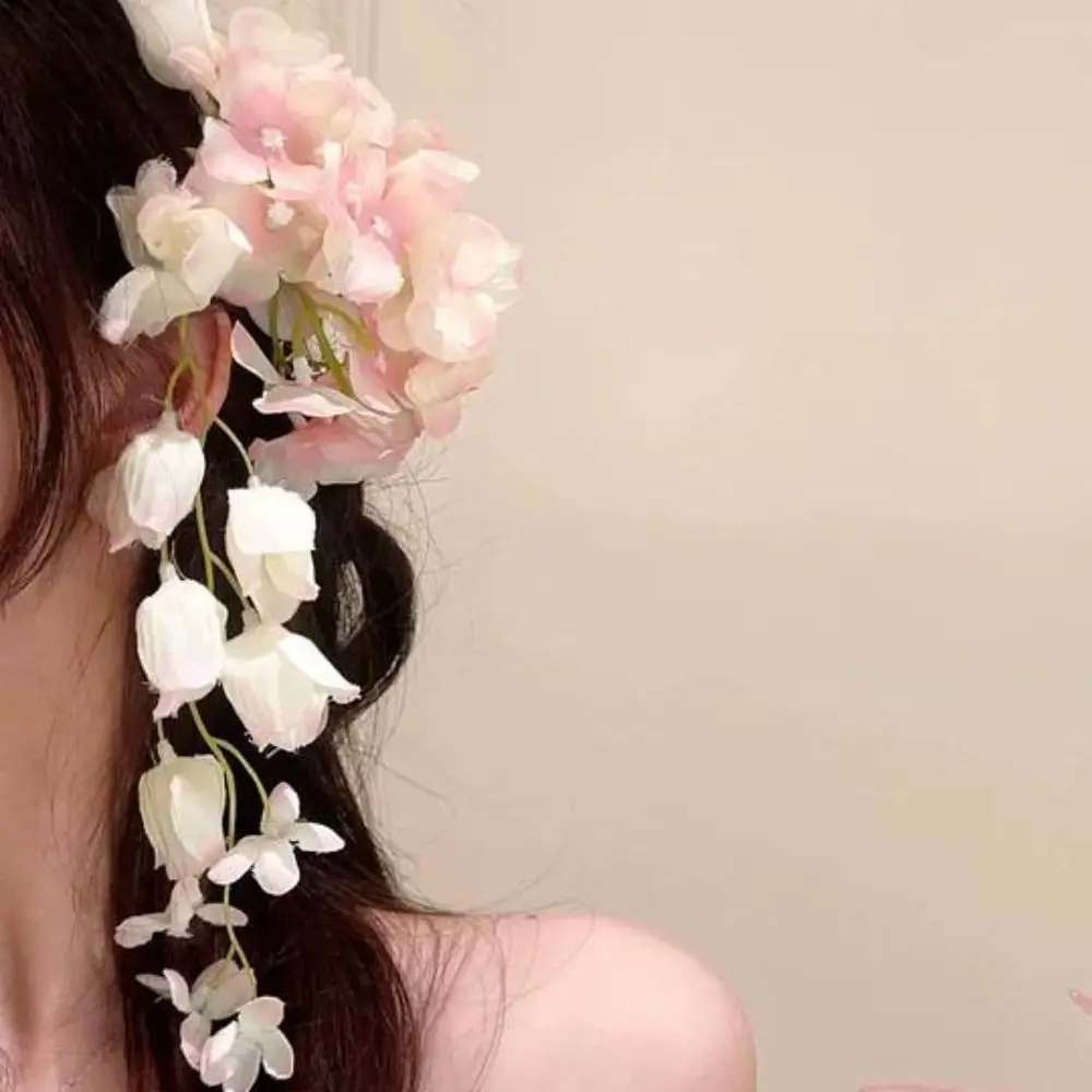 Нежная цветочная заколка с кисточками, красочная, в старинном стиле, аксессуар для волос в стиле Ханьфу, украшение для головы, боковая заколка, в китайском стиле, для вечеринок
Нежная цветочная заколка с кисточками, красочная, в старинном стиле, аксессуар для волос в стиле Ханьфу, украшение для головы, боковая заколка, в китайском стиле, для вечеринок