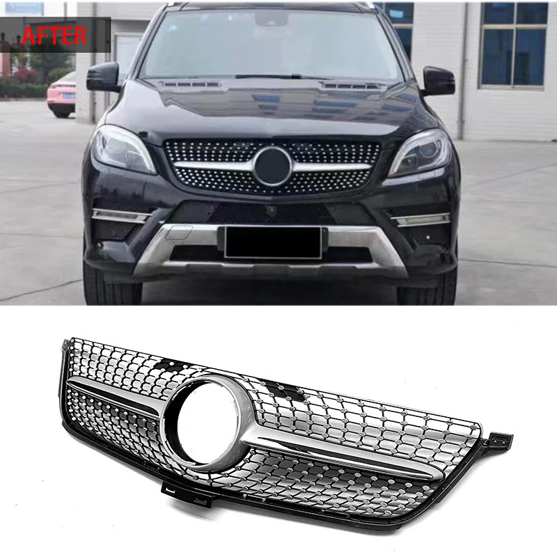 Racing Grills For 2013-2015 Mercedes-benz MLW166 Grill Grille Gypsophila Model Mid-grid Air Intake Grids Original Replacement
Racing Grills For 2013-2015 Mercedes-benz MLW166 Grill Grille Gypsophila Model Mid-grid Air Intake Grids Original Replacement