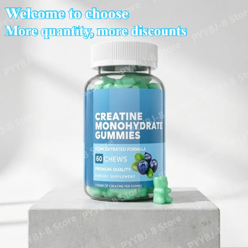 Creatine Monohydrate Gummies 1000mg Helps Increase Muscle Energy During Exercise Each One Contains 1g Creatine Blueberry Flavor
Creatine Monohydrate Gummies 1000mg Helps Increase Muscle Energy During Exercise Each One Contains 1g Creatine Blueberry Flavor