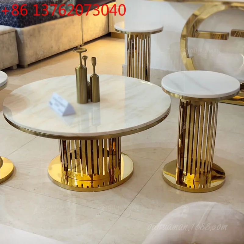 Light luxury marble round small coffee table small apartment living room household coffee table
Light luxury marble round small coffee table small apartment living room household coffee table