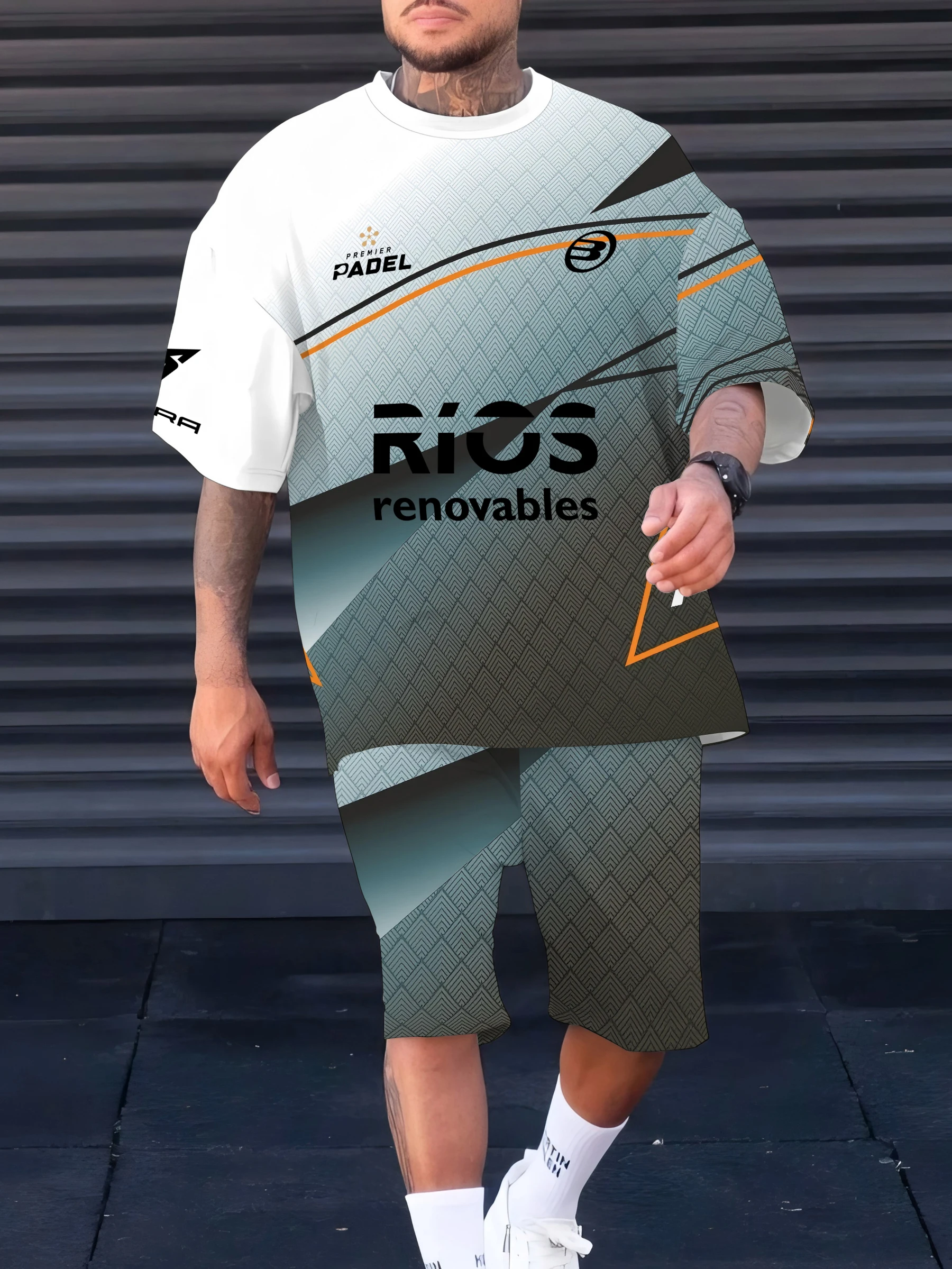 The 2025 summer new men's adult suit 3D printed clothing is loose, sporty, comfortable, quick-drying, casual short-sleeved and s
The 2025 summer new men's adult suit 3D printed clothing is loose, sporty, comfortable, quick-drying, casual short-sleeved and s
