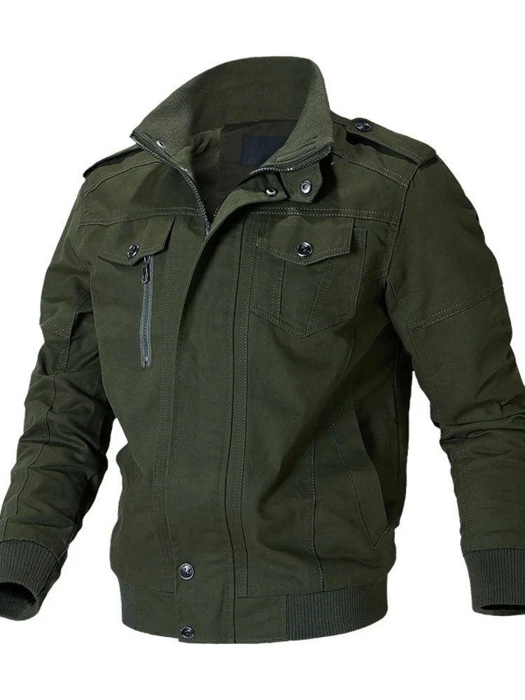 Large Size Men's Jaet 2025 Spring Autumn Sle Waed Workwear Coat oulder Patches Trendy Cotton Long Sve Zipper Closure
Large Size Men's Jaet 2025 Spring Autumn Sle Waed Workwear Coat oulder Patches Trendy Cotton Long Sve Zipper Closure