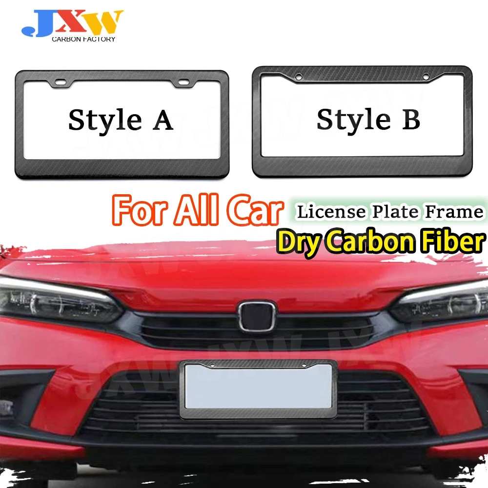 Dry Carbon Fiber For All Car Universal New US-Spec License Plate Frame American-Style Car Exterior Accessory Body Kits
Dry Carbon Fiber For All Car Universal New US-Spec License Plate Frame American-Style Car Exterior Accessory Body Kits