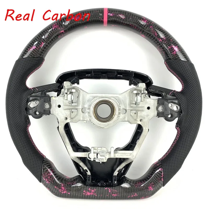 For Toyota Camry (2018,2020-2024) Customized Pink Carbon Fiber Steering Wheel
For Toyota Camry (2018,2020-2024) Customized Pink Carbon Fiber Steering Wheel