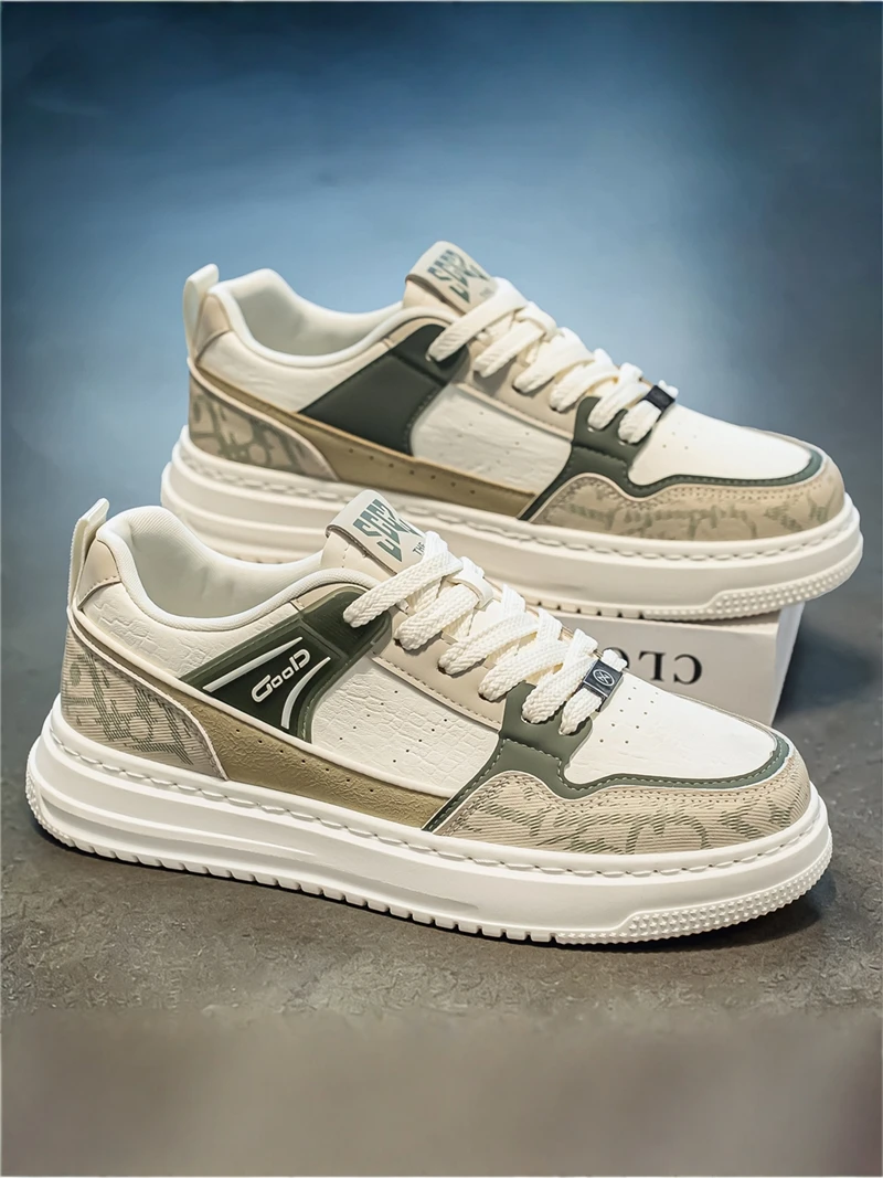 Men's Low-Top Casual Shoes Spring Summer Trend Thick Bottom Hong Kong Style Sports Leisure Shoes Comfortable Breathable Mesh
Men's Low-Top Casual Shoes Spring Summer Trend Thick Bottom Hong Kong Style Sports Leisure Shoes Comfortable Breathable Mesh