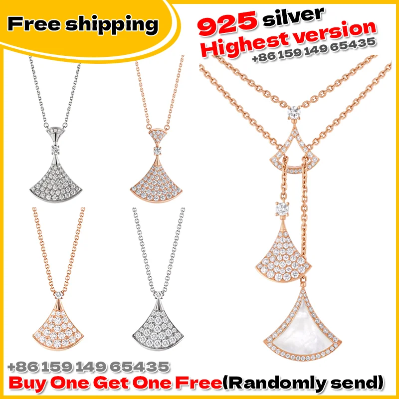 High Quality Light Luxury Skirt Fan Pendant and Necklace - Fashionable, Great for Daily Wear Birthday Party Essential Jewelry
High Quality Light Luxury Skirt Fan Pendant and Necklace - Fashionable, Great for Daily Wear Birthday Party Essential Jewelry