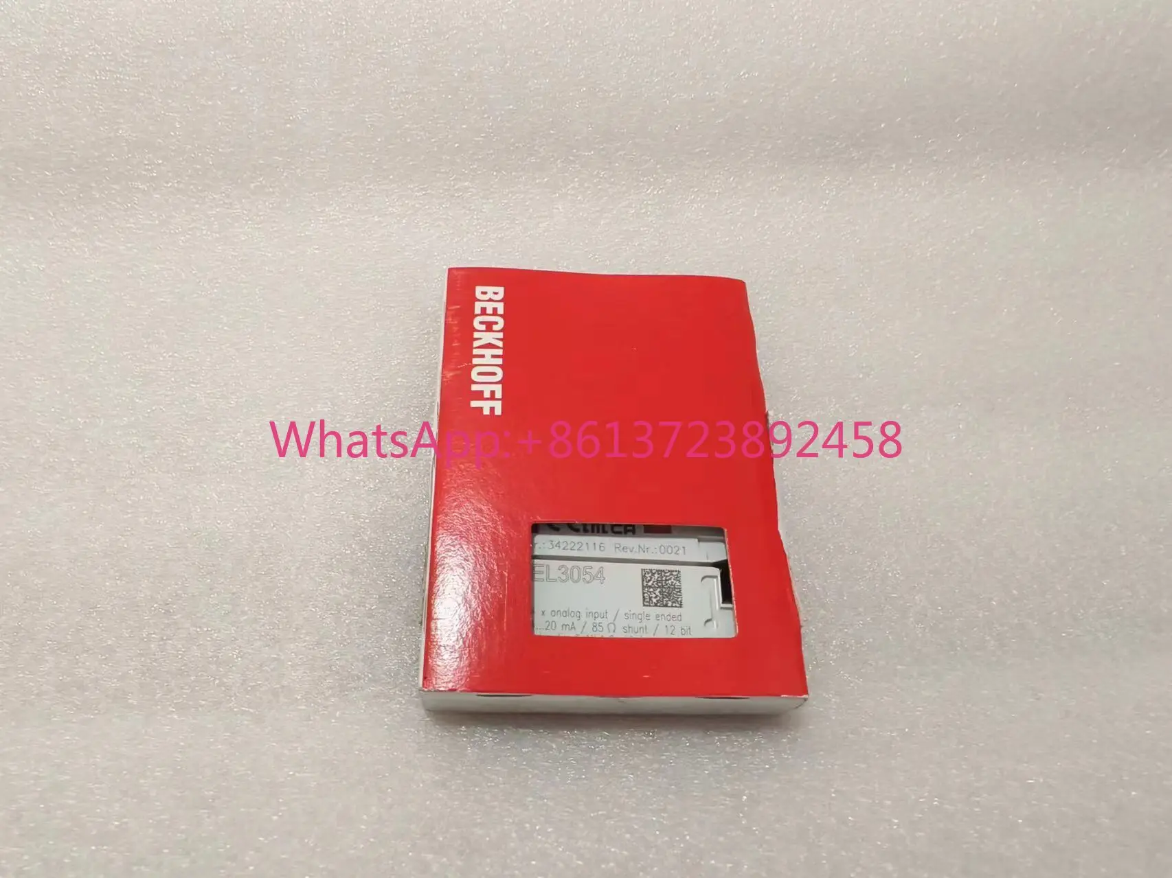 BECKHOFF EL3054 Analog Input Terminal Module
BECKHOFF EL3054 Analog Input Terminal Module