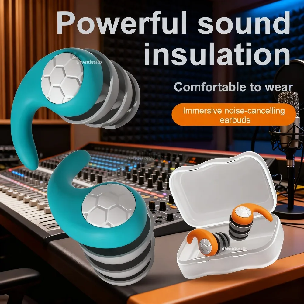 Многоразовые силиконовые беруши с шумоподавлением для сна и плавания, водонепроницаемые бесшумные беруши с футляром, 3-слойная защита слуха
Многоразовые силиконовые беруши с шумоподавлением для сна и плавания, водонепроницаемые бесшумные беруши с футляром, 3-слойная защита слуха