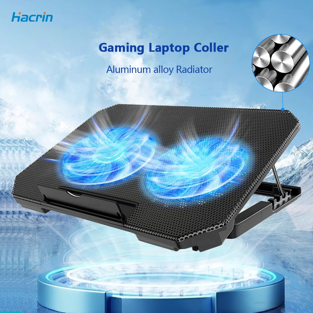 Laptop Cooler Stand For Macbook Air Pro Dell 12-17 inch Laptop Cooling Pads Aluminum Alloy Notebook Cooler Fan For Gaming
Laptop Cooler Stand For Macbook Air Pro Dell 12-17 inch Laptop Cooling Pads Aluminum Alloy Notebook Cooler Fan For Gaming