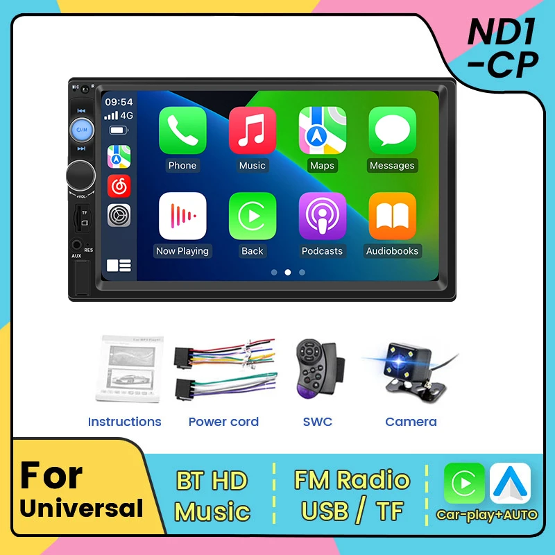 MEKEDE&NAVIFLY Carplay Car Radio 7 Inch 2 Din MP5 Multimedia Player Touch Screen FM ISO Power Aux Input Mirror Link BT Autoradio
MEKEDE&NAVIFLY Carplay Car Radio 7 Inch 2 Din MP5 Multimedia Player Touch Screen FM ISO Power Aux Input Mirror Link BT Autoradio