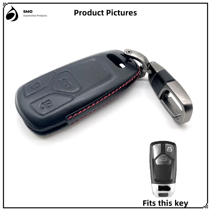 For 18 Audi Q3Q5Q7A6LA4L Smart Key Case, Car Leather Key Case, Protective Case, Chain Buckle, Cowhide
For 18 Audi Q3Q5Q7A6LA4L Smart Key Case, Car Leather Key Case, Protective Case, Chain Buckle, Cowhide