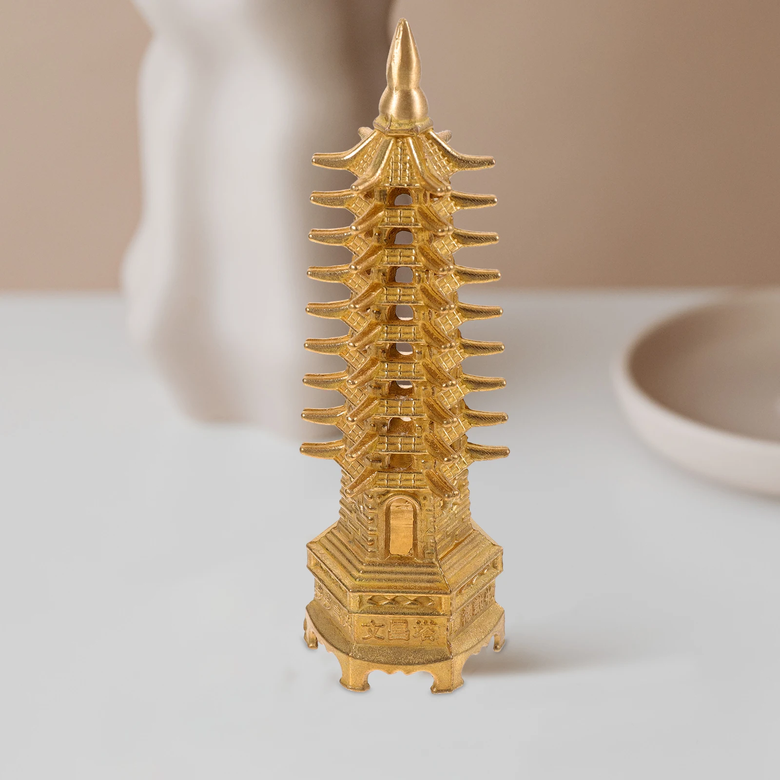 Wenchang Pagoda Chinese Pagoda Model Tower Statue Model Home Office Decoration Vintage Tower Gift Decor
Wenchang Pagoda Chinese Pagoda Model Tower Statue Model Home Office Decoration Vintage Tower Gift Decor
