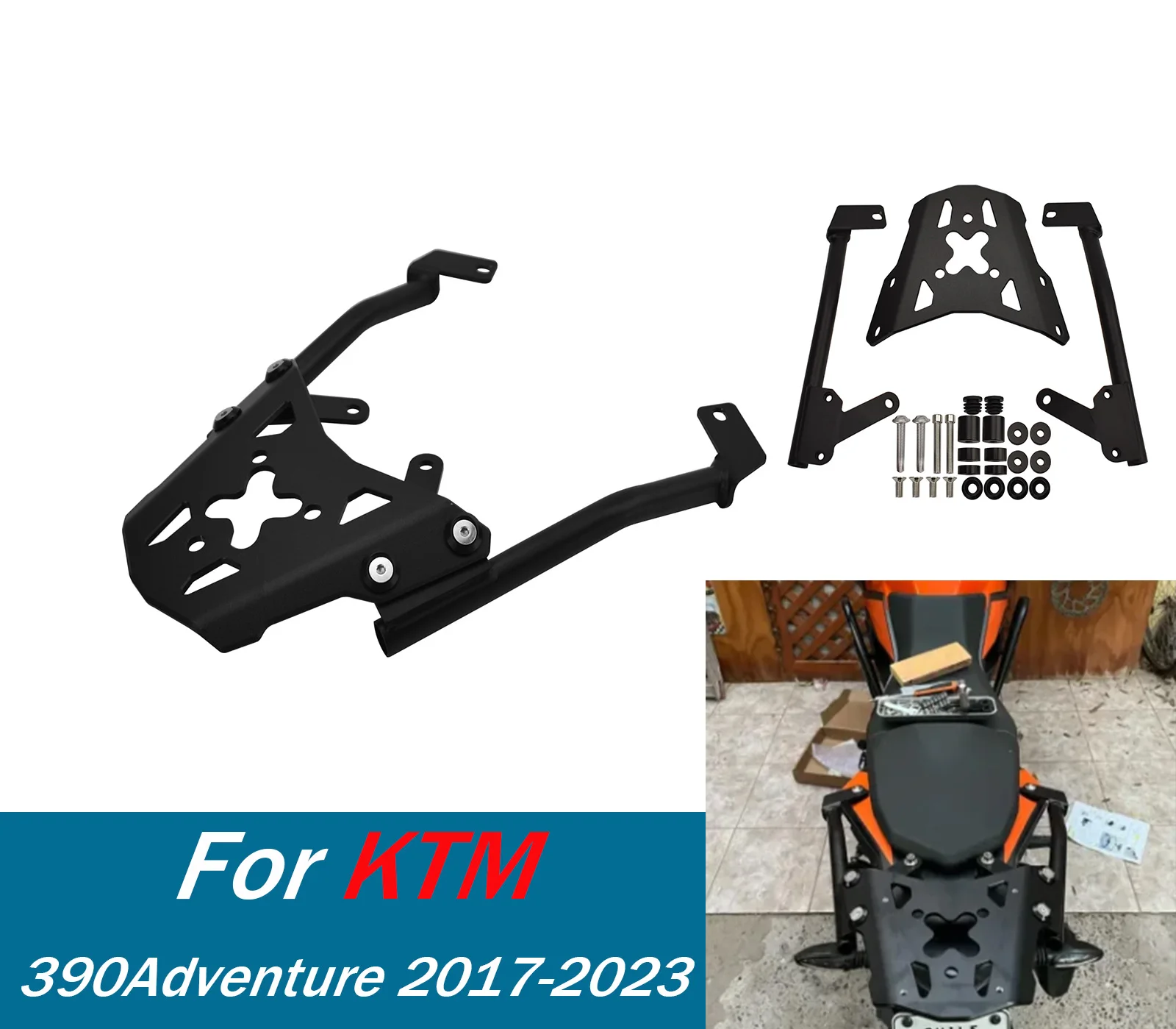 For 390 Adventure Luggage Rack For KTM 390 Adv Adventure 2020 2021 2022 2023 2024 Carrier Tail Storage Support Shelf Accessory
For 390 Adventure Luggage Rack For KTM 390 Adv Adventure 2020 2021 2022 2023 2024 Carrier Tail Storage Support Shelf Accessory