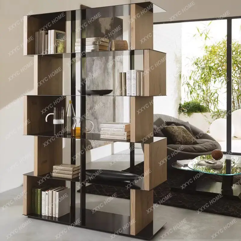 solid wood bookshelf floor-to-ceiling light luxury stainless steel bookcase simple open shelf steel and wood display shelf
solid wood bookshelf floor-to-ceiling light luxury stainless steel bookcase simple open shelf steel and wood display shelf