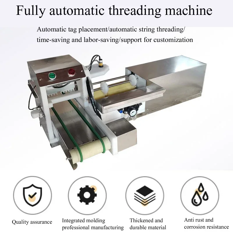PBOBP Lamb skewers Maker Mutton Stringing Machine Automatic Stainless Steel Multi-functional Meat Stringing Machine