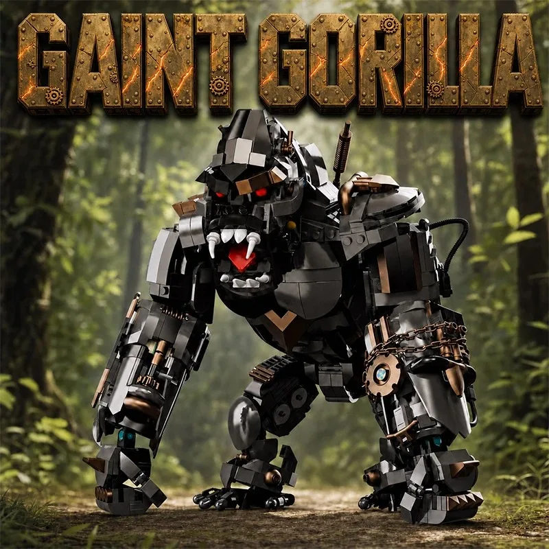 1397PCS Mechanical Gorilla Model Building Block MOC Educational Assemble Simulation Animal Brick Desktop Ornament Adult Toy Gift
1397PCS Mechanical Gorilla Model Building Block MOC Educational Assemble Simulation Animal Brick Desktop Ornament Adult Toy Gift