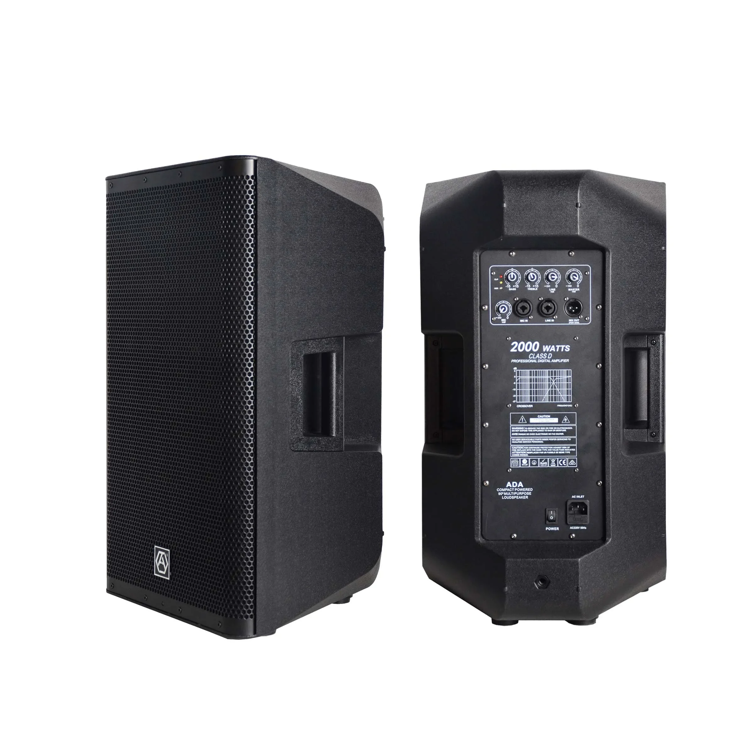 RQSONIC CAU15ADA Professional P Audio 500W 15" Inch Powered Speak Active Digital Power Amplifier Plastic PA Speaker Sound System
RQSONIC CAU15ADA Professional P Audio 500W 15" Inch Powered Speak Active Digital Power Amplifier Plastic PA Speaker Sound System