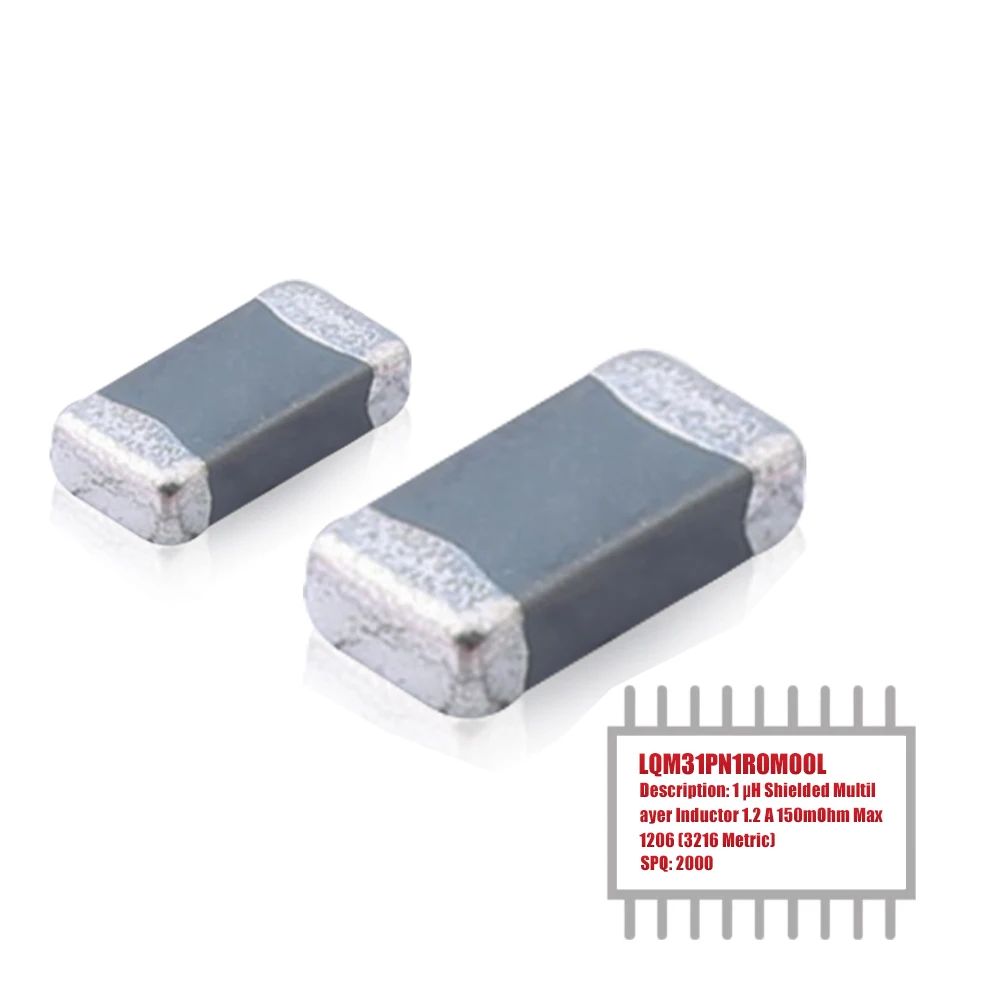 3000 шт. LQM31PN1R0M00L фиксированное поверхностное крепление IND 1UH 1.2A 150 MOHM SMD 1206 (3216 метрические) индукторы Φ
3000 шт. LQM31PN1R0M00L фиксированное поверхностное крепление IND 1UH 1.2A 150 MOHM SMD 1206 (3216 метрические) индукторы Φ